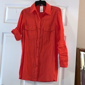 Ralph Lauren. Long button down shirt